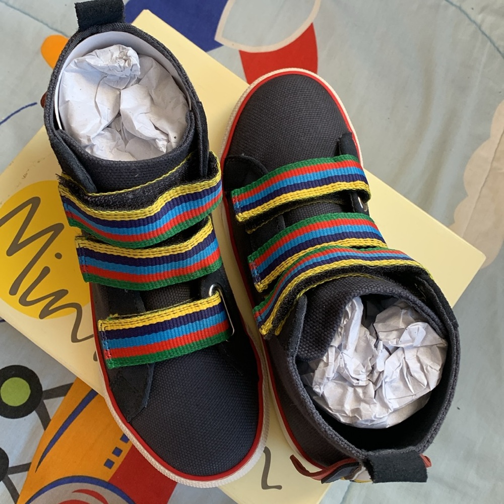 Mini Boden Space rocket high tops size 3 kids aka 32 European - Picture 5 of 12